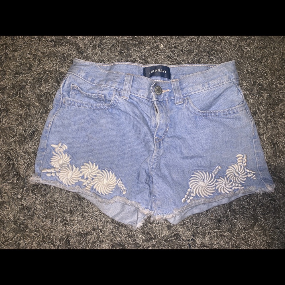 Denim shorts